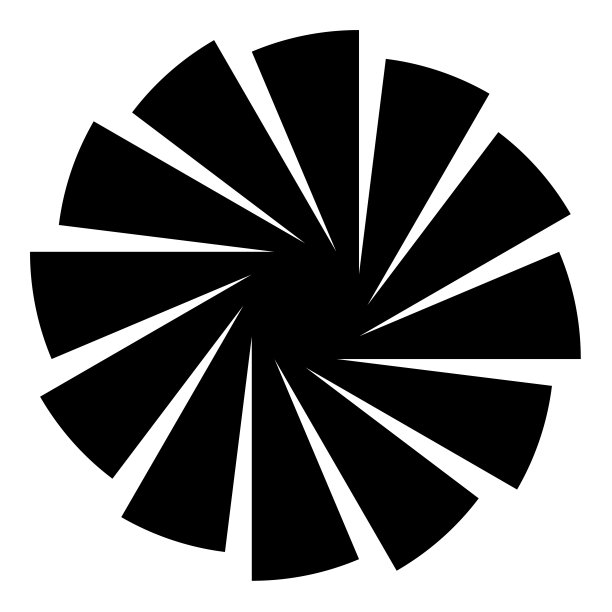 螺旋楼梯圆形楼梯图标黑色矢量插图图像平面风格图片下载