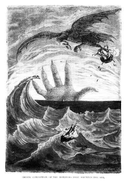 15世纪前世界历史中阿拉伯人对海上怪物出没的概念图片下载