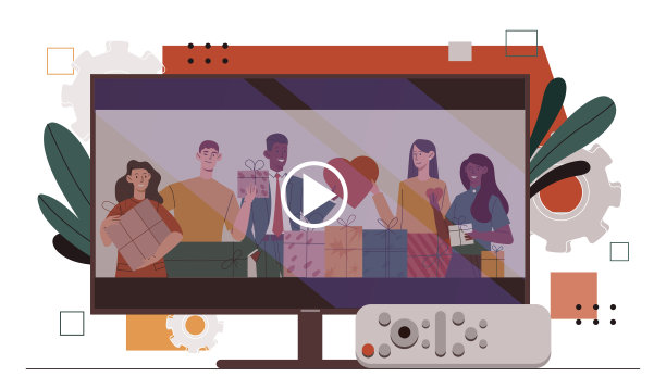 电视行业矢量概念图片下载