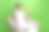 照片的快乐幸运的女士穿着灰色t恤赢得游戏现代小工具上升的拳头孤立的绿色背景图片下载