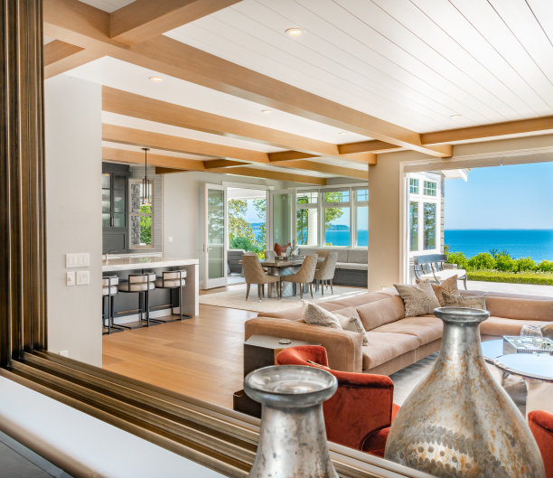 室内照片的豪华住宅家庭书房书房餐厅厨房客厅卧室浴室步入壁橱玻璃淋浴管家食品储藏室大钢琴台球桌和一个大壁炉。图片下载