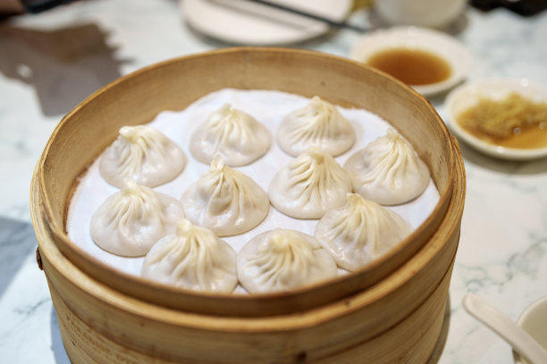 海派肉馅饺子，俗称小笼包图片下载