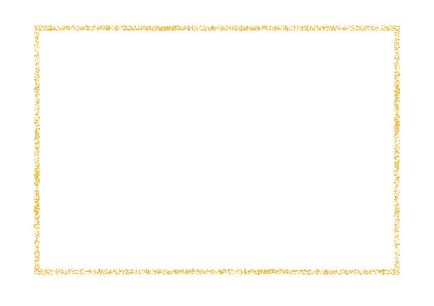 从羽毛金屑复古框架。金色的粉尘纹理分散孤立在白色上。矩形边砂粒、粒状。空的复制空间用于装饰，照片。插图。图片下载