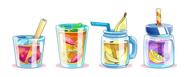 鸡尾酒杯套装图片下载