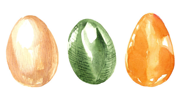 一套复活节彩蛋。图片下载