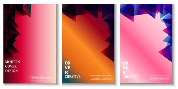 一组模板设计与抽象的背景图片下载