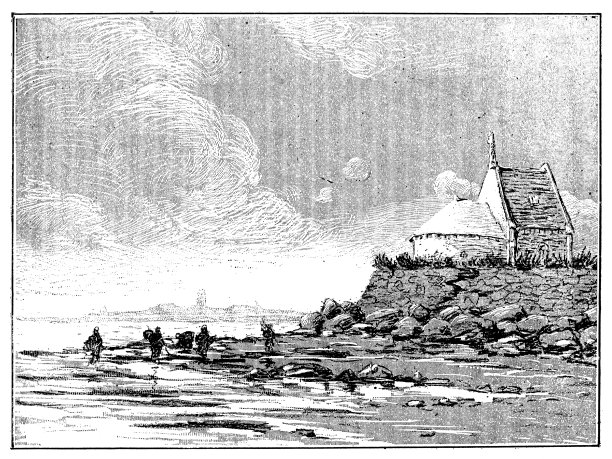 法国诺曼底的圣瓦斯特拉乌格水手白教堂图片下载