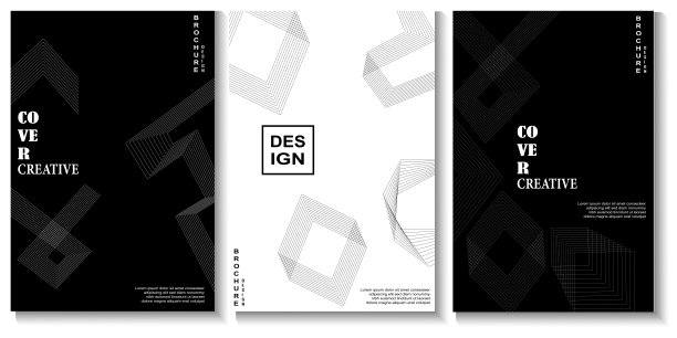 一组模板设计与抽象的背景图片下载