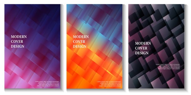 一组模板设计与抽象的背景图片下载