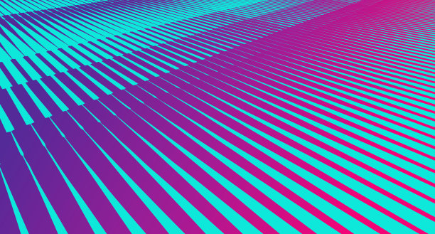 条纹技术景观图片下载