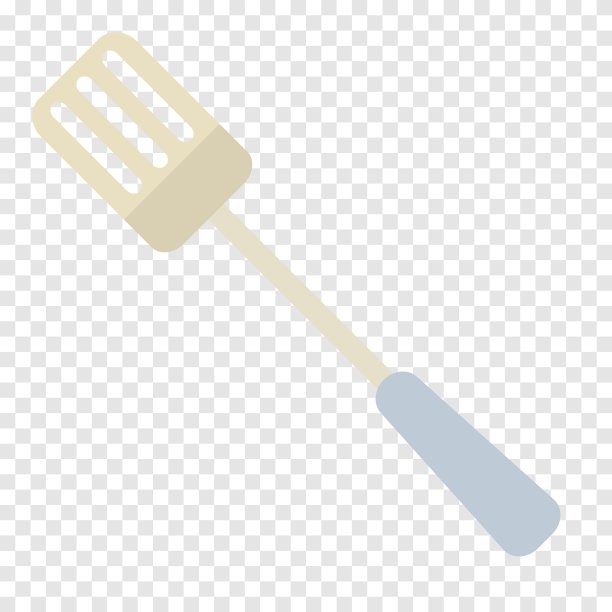 抹刀线图标。厨房，搅拌，油炸，木材，塑料，不锈钢，煎锅，平底锅，煎饼，煎蛋卷，烹饪。矢量线图标的业务和广告图片下载