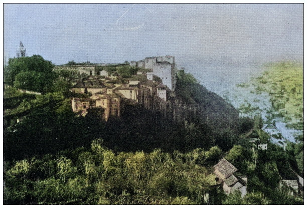 世界地标的古董照片(大约1894年):西班牙格拉纳达图片下载