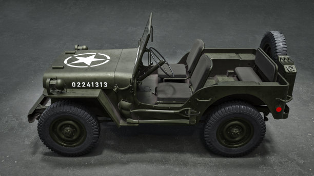 美国汽车3D渲染，游戏行业，游戏开发图片下载