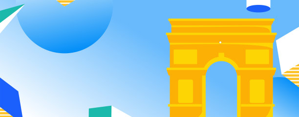 房屋建筑矢量概念操作手绘插图图片下载