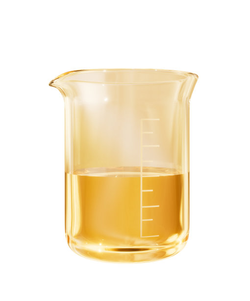 化工玻璃器皿，金色液体，3d渲染。图片下载