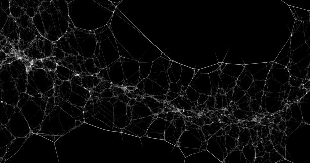 蜘蛛网使用黑色背景图片下载