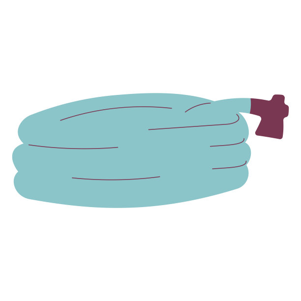 软管水龙头花园水草图标元素图片下载