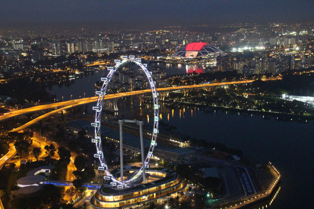 新加坡摩天观景轮图片下载