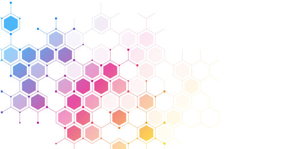 基因工程与分子结构、六边形DNA网络、科学化学与生物技术概念、创新技术、医疗保健与药物设计。图片下载