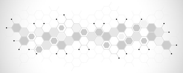 基因工程与分子结构、六边形DNA网络、科学化学与生物技术概念、创新技术、医疗保健与药物设计。图片下载