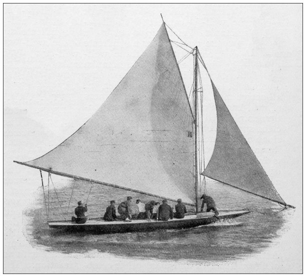 1897年的运动和消遣:鞑靼人的游艇图片下载