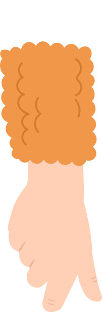 插画元素在空白背景上图片下载