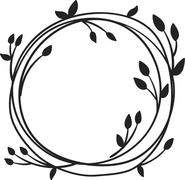 插画元素在空白背景上图片下载