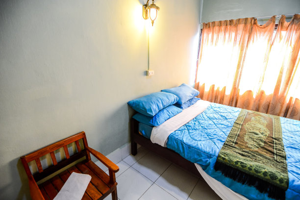 酒店房间的内部，美丽的照片拍摄于泰国，亚洲图片下载