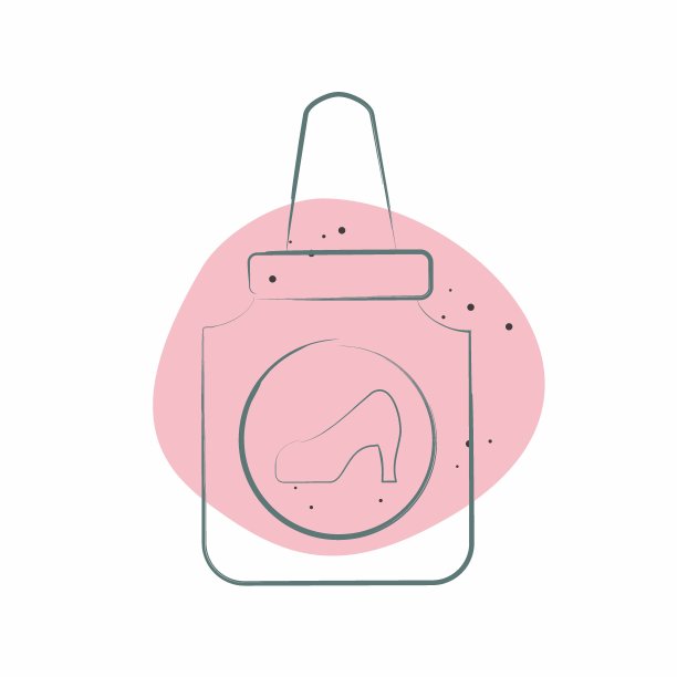 图标胶水。与Shoemaker符号有关。色斑样式。简单的设计可编辑。简单的说明图片下载