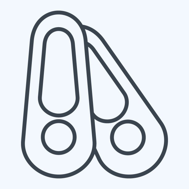 图标的鞋子。与Shoemaker符号有关。行风格。简单的设计可编辑。简单的说明图片下载