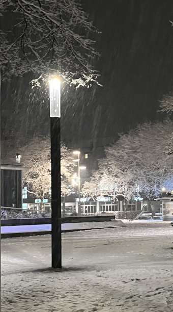 仿古风格的灯柱图片下载