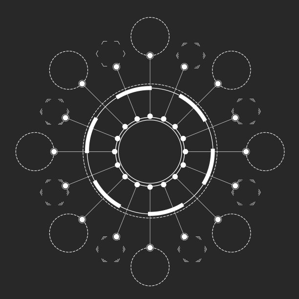 矢量框架与空白窗口的图标在一个黑暗的背景。图片下载