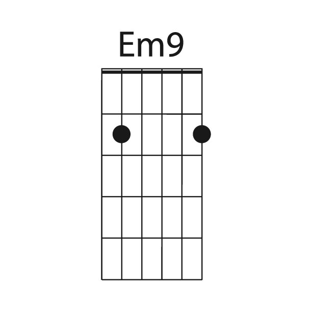 Em9吉他和弦图标矢量图片下载