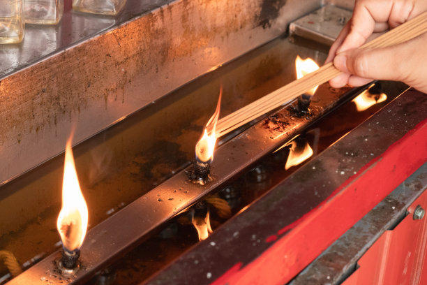 泰国华人后裔地区的中国新年灯笼图片下载