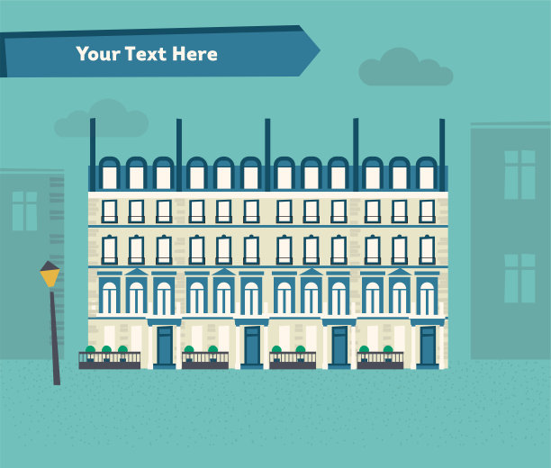 伦敦贝尔格莱维亚区的街道。格罗夫纳新月。海报的概念。图片下载