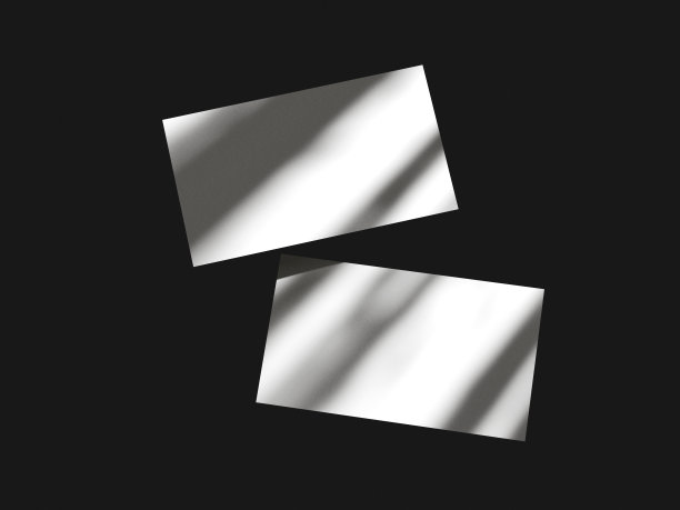 浮动的名片模型图片下载