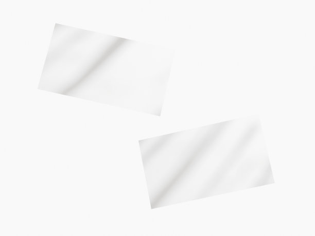 浮动的名片模型图片下载