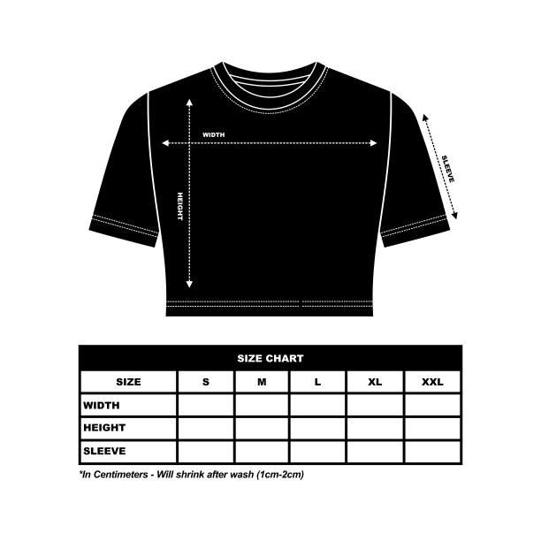 圆领露脐女t恤尺寸图模板绘图，基本t恤绘图图片下载
