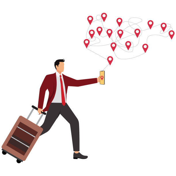 搜索，方向，手提箱，商务，商人图片下载