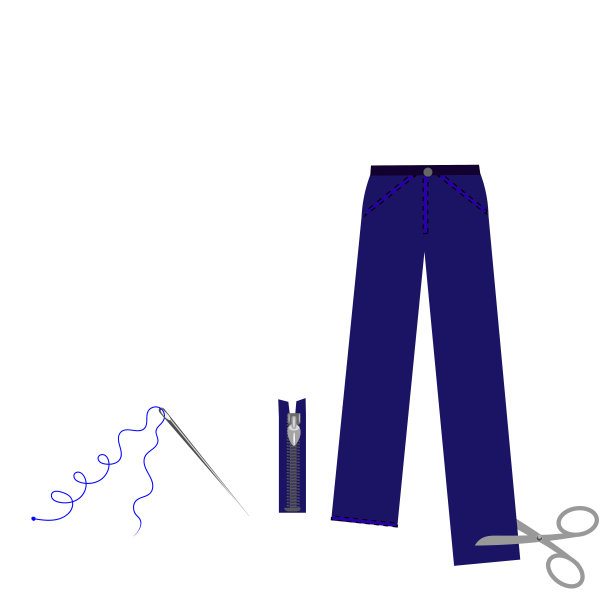 小企业。缝补衣服，缩短裤子。图片下载