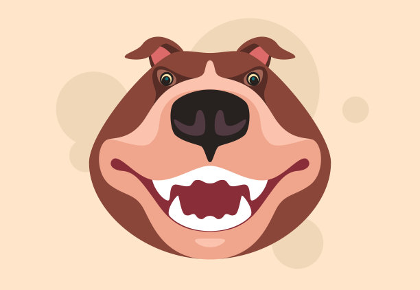 愤怒的比特斗牛犬图标图片下载