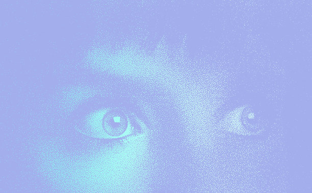 女性的眼睛充满恐惧的表情图片下载