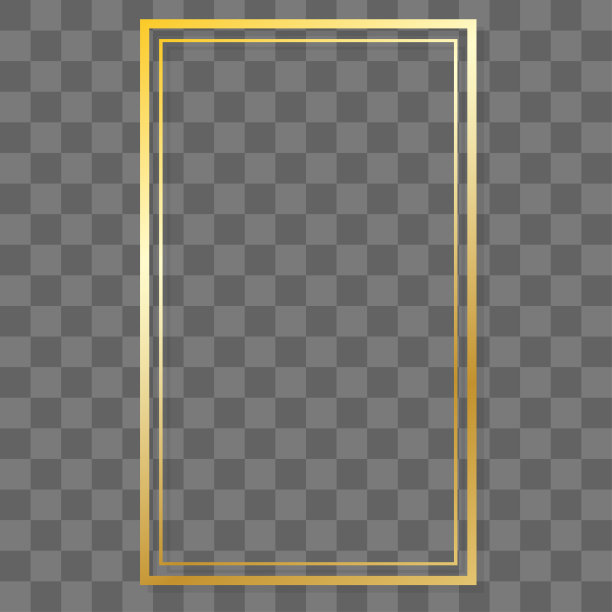 金色的框架。奢华复古边框，标签，标志设计元素。手绘矢量插图。黄金中风。每股收益10图片下载