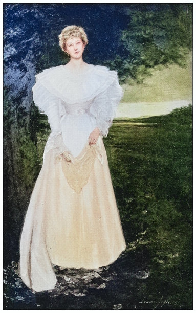 古董画照片:女人图片下载