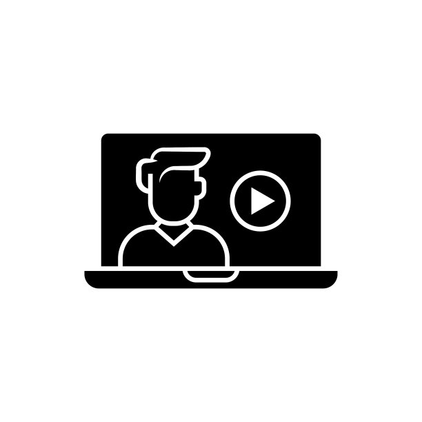 网络研讨会固体图标。这个平面图标适用于信息图表，网页设计，移动应用程序，UI, UX和GUI设计。图片下载