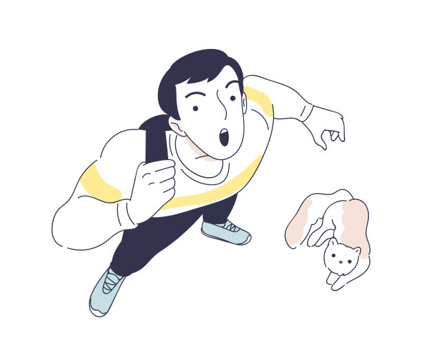 人查找涂鸦风格矢量图片下载