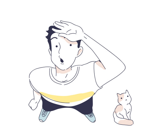 人查找涂鸦风格矢量图片下载