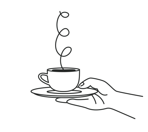 手捧一杯热咖啡。图片下载