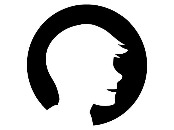 头像头像头像剪影插图。阿凡达商业人类图片插图。阿凡达女性或阿凡达女性剪影。阿凡达男性或阿凡达男性轮廓。头像剪影说明图片下载