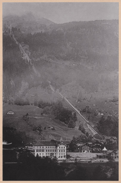 m<s:1>伦巴恩，伯尔尼高地，瑞士，拼版，1898年左右出版图片下载